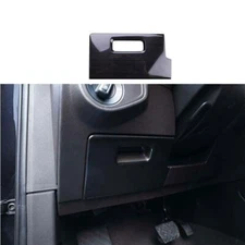 1P Black Steel Inner Driver Storage Box Cover Trim For VW Teramont Atlas 18-2023