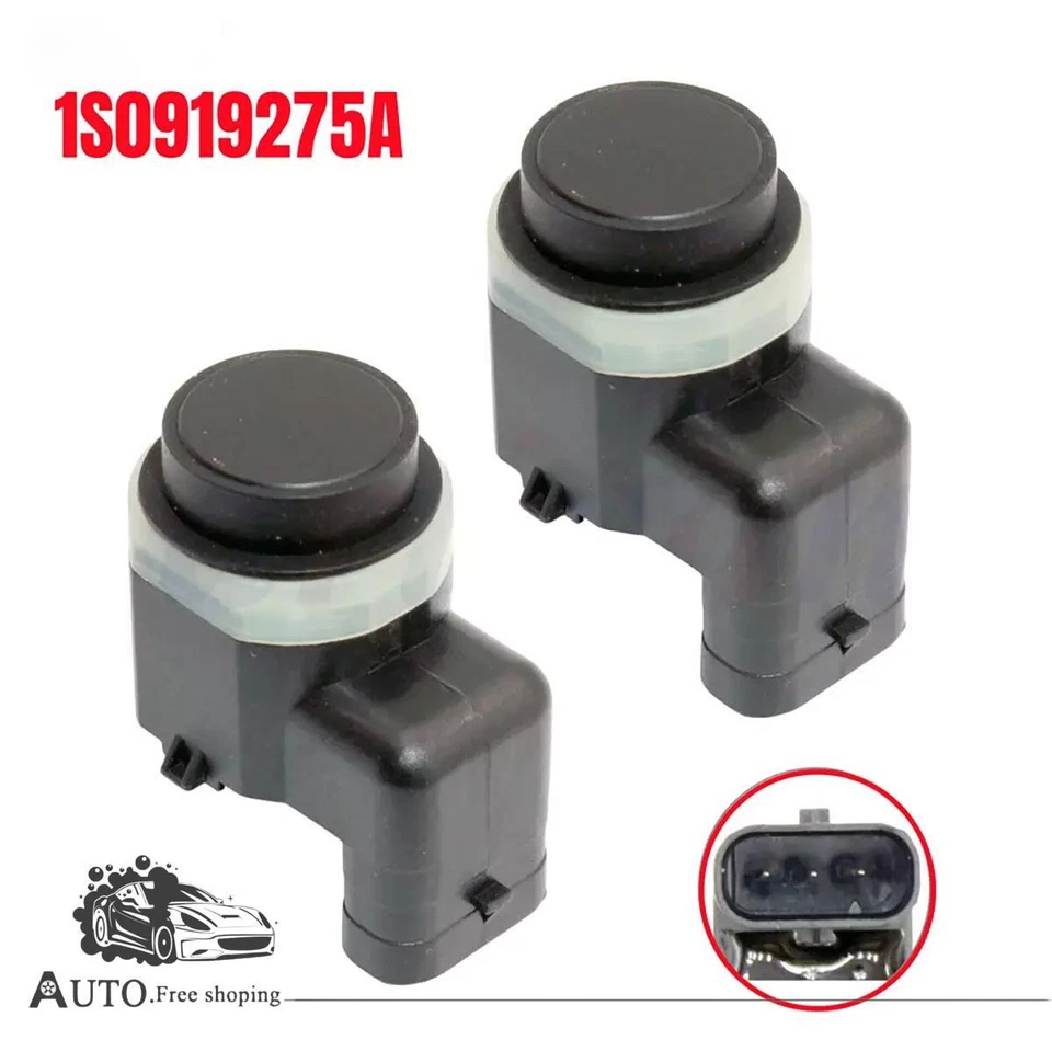 2x Sensor de aparcamiento PDC parachoques apto para Audi A4 A5 A6 A7 A8 Q3 Q5 Q7 TT R8 1S0919275A Foto 4 de 4