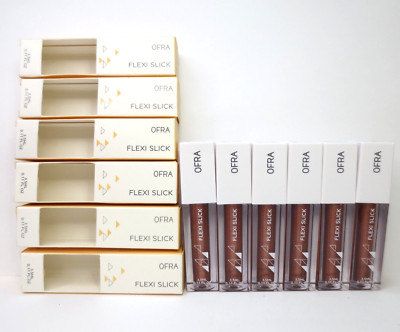 OFRA FLEXI SLICK LIQUID LIPSTICK FAUX 0.11 OZ *LOT OF 6* BOXED