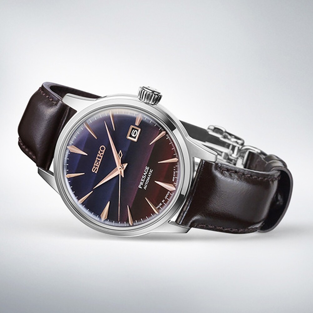 Seiko Presage SRPK75J1 Purple Sunset Cocktail Limited Edition