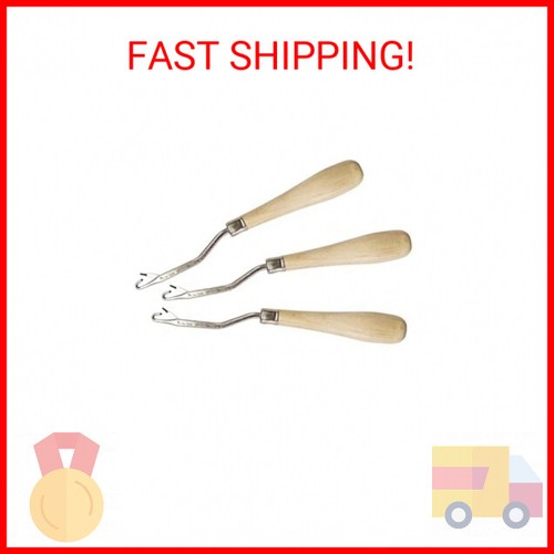 Latch Hook Tools, 3Pack Wooden Bent Latch Hooks - Picture 2 of 2