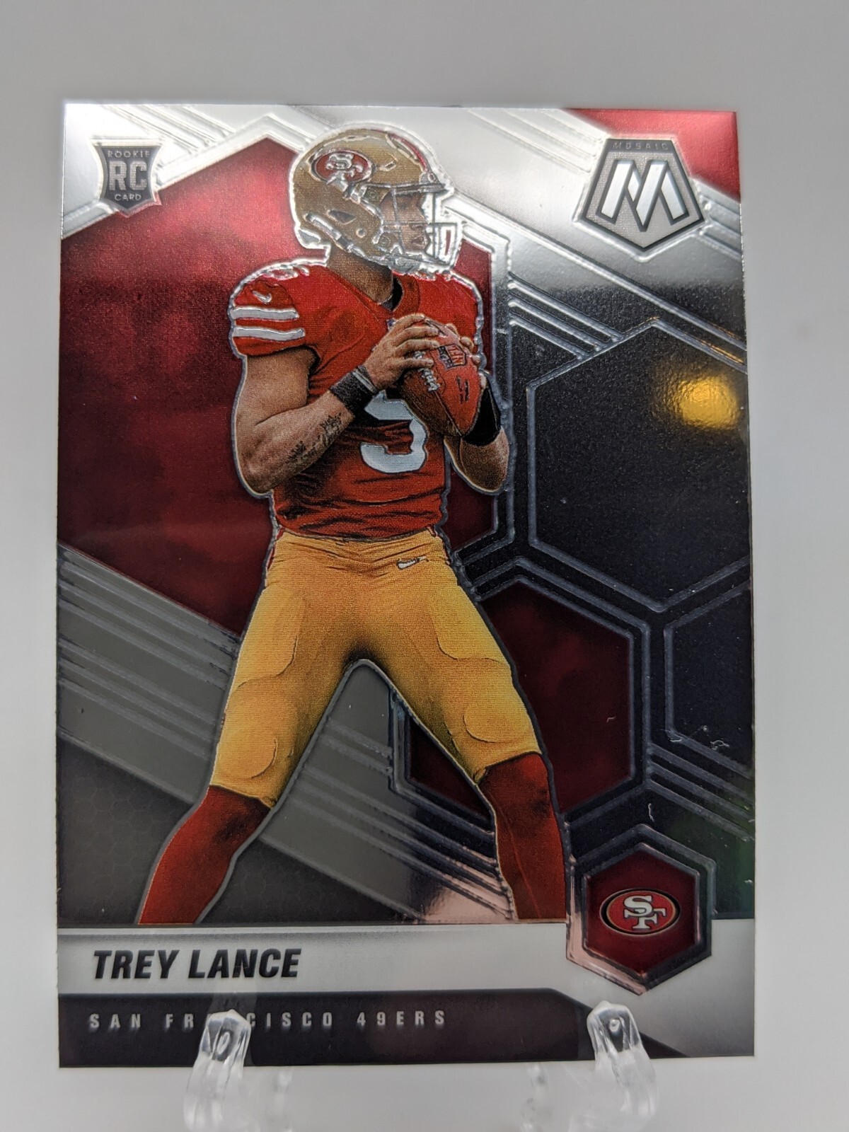 💥 Trey Lance 2021 Panini Mosaic Football Rookie RC San Francisco 49ers #303