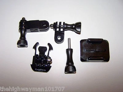 Genuine GoPro Adjustable Helmet Side Mount Kit For all GoPro Cameras 1 - 60