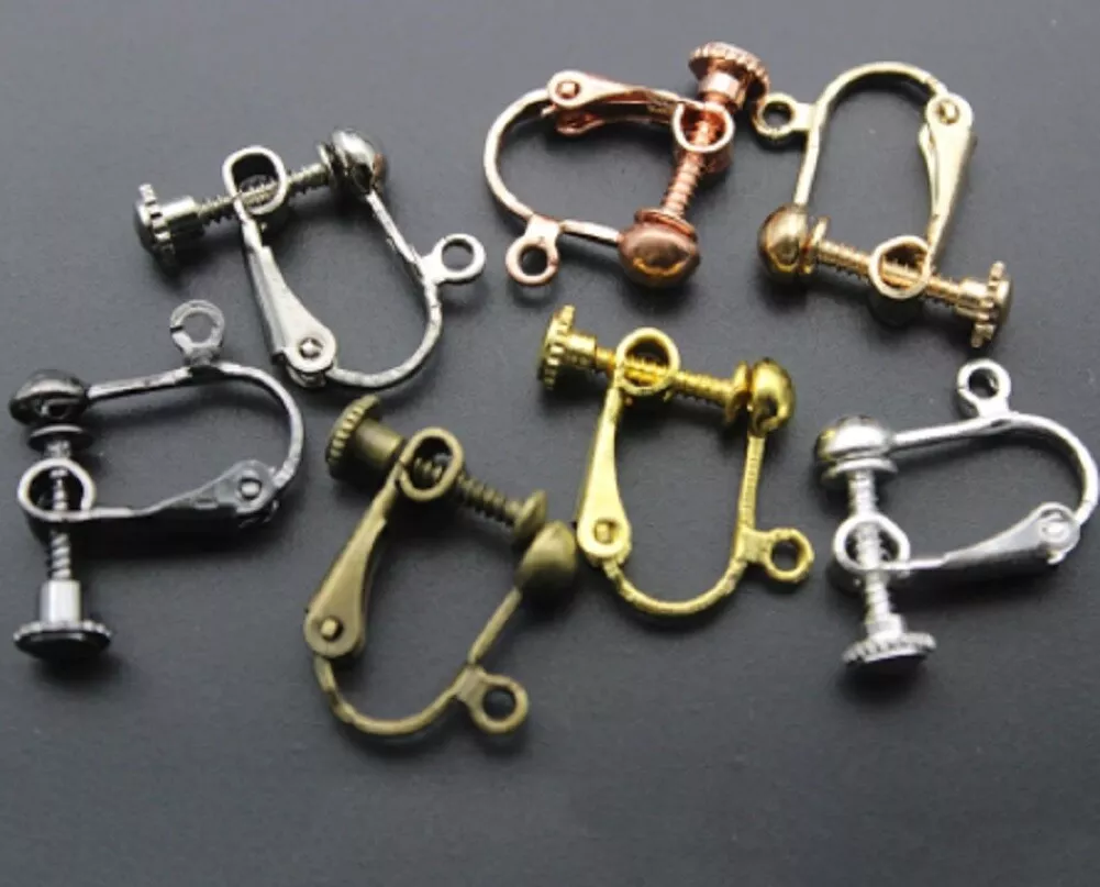 Adjustable clip hotsell on earrings