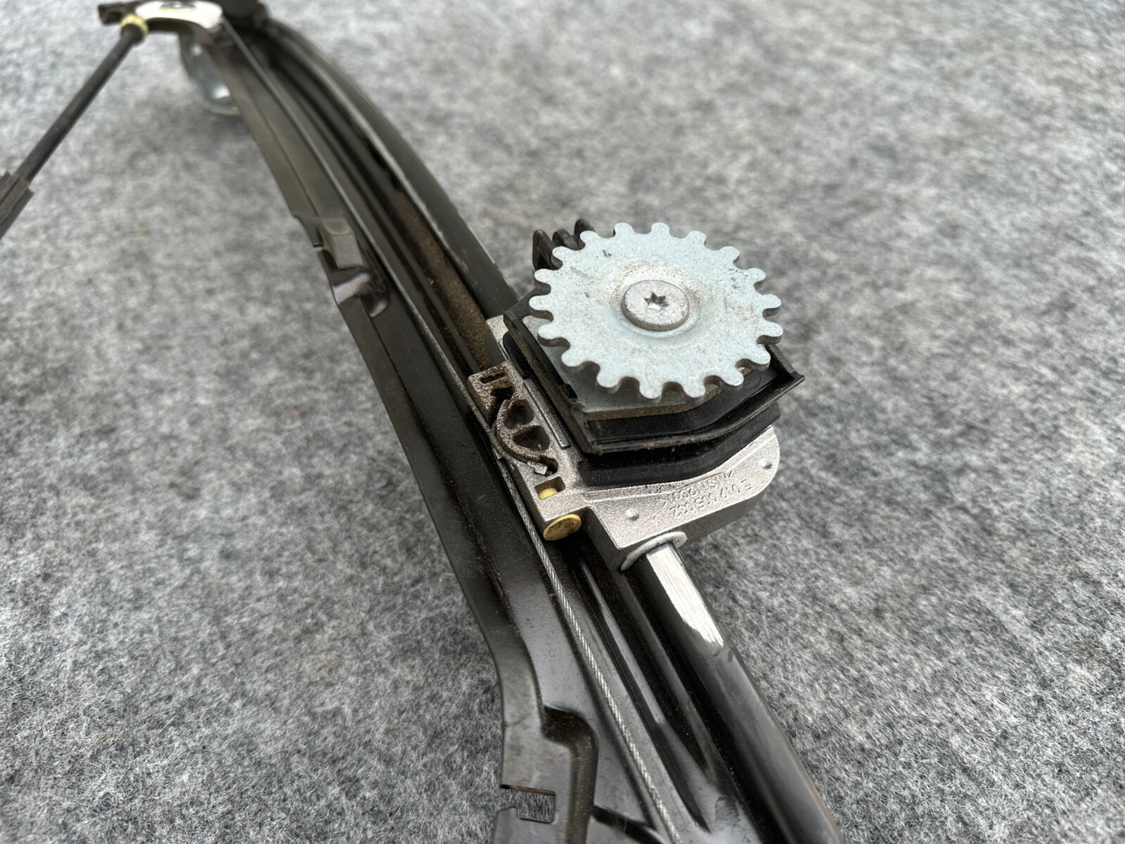 FRONT RIGHT WINDOW REGULATOR W/MOTOR OEM 67K 14-19 MASERATI QUATTROPORTE GTS