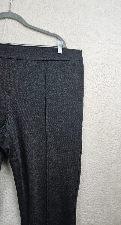 Leggings femininas H M XXL cinza mistura de viscose puxar cintura elástica ajuste fino no tornozelo - Imagem 3 de 4