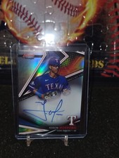2022 Bowman's Best Yeison Morrobel Autograph OnCard Auto Texas Rangers Refractor