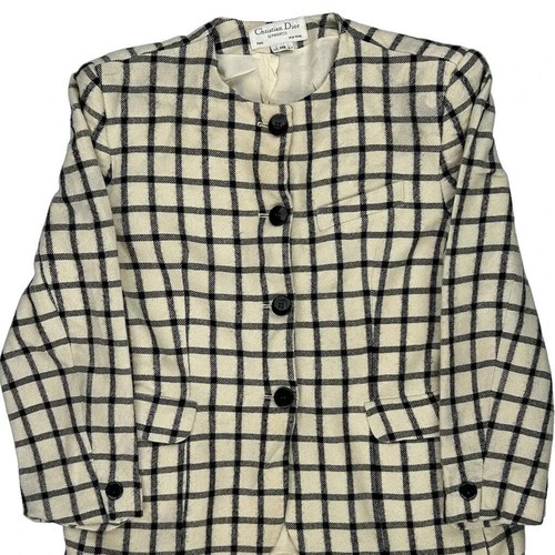 Classic Design Christian Dior Blazer - Small Black Wool Blend - Picture 8 of 11