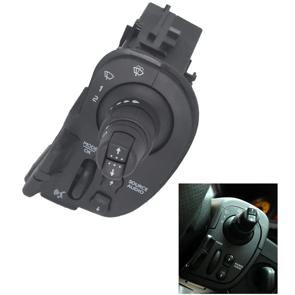 Commodo essuie glace + commande auto radio pour Renault Clio 3 Kangoo 2 Modus - Photo 4/4