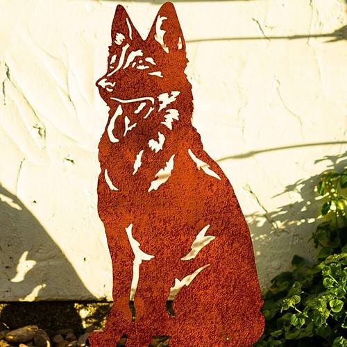 Deutscher Schäferhund Statue Geschenk Besitzer Sie Ihn Wohndeko Garten Ornamente Figur - Bild 8 von 44