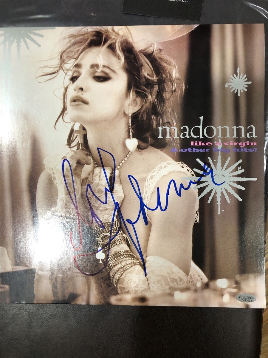 MADONNA 1984 LIKE A VIRGIN & OTHER BIG HITS Signed By Madonna