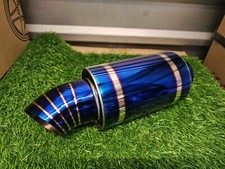 Bkk88 Racing Car Exhaust Turndown Tip 2.5 Inlet 3.0 Outlet