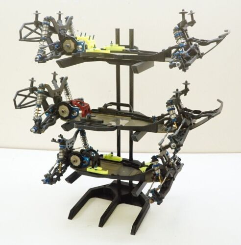 STACKZ 1/10 Scale RC Car Shelf Pit Display Stand Rack for SC6, B6, T6 Track Car - Picture 3 of 15