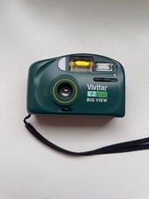 1995 Green Vivitar EZ Point N Shoot Big Viewfinder Film Camera 35mm Vintage
