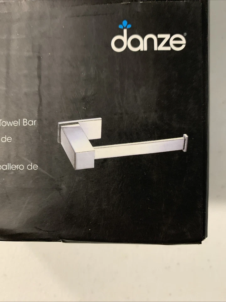 Nuevo Danze Sirius D446136 Soporte de Papel Doble Función / Toallero Cromo Foto 3 de 4