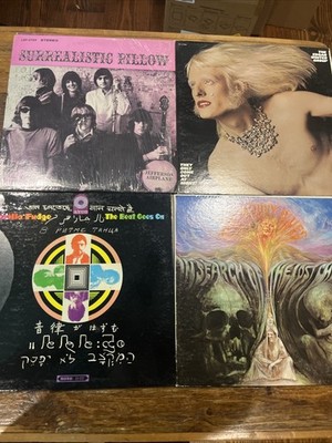 Prog Rock Vinyl LP Lot 9 Genesis Focus Jefferson Airplane Moody Blues