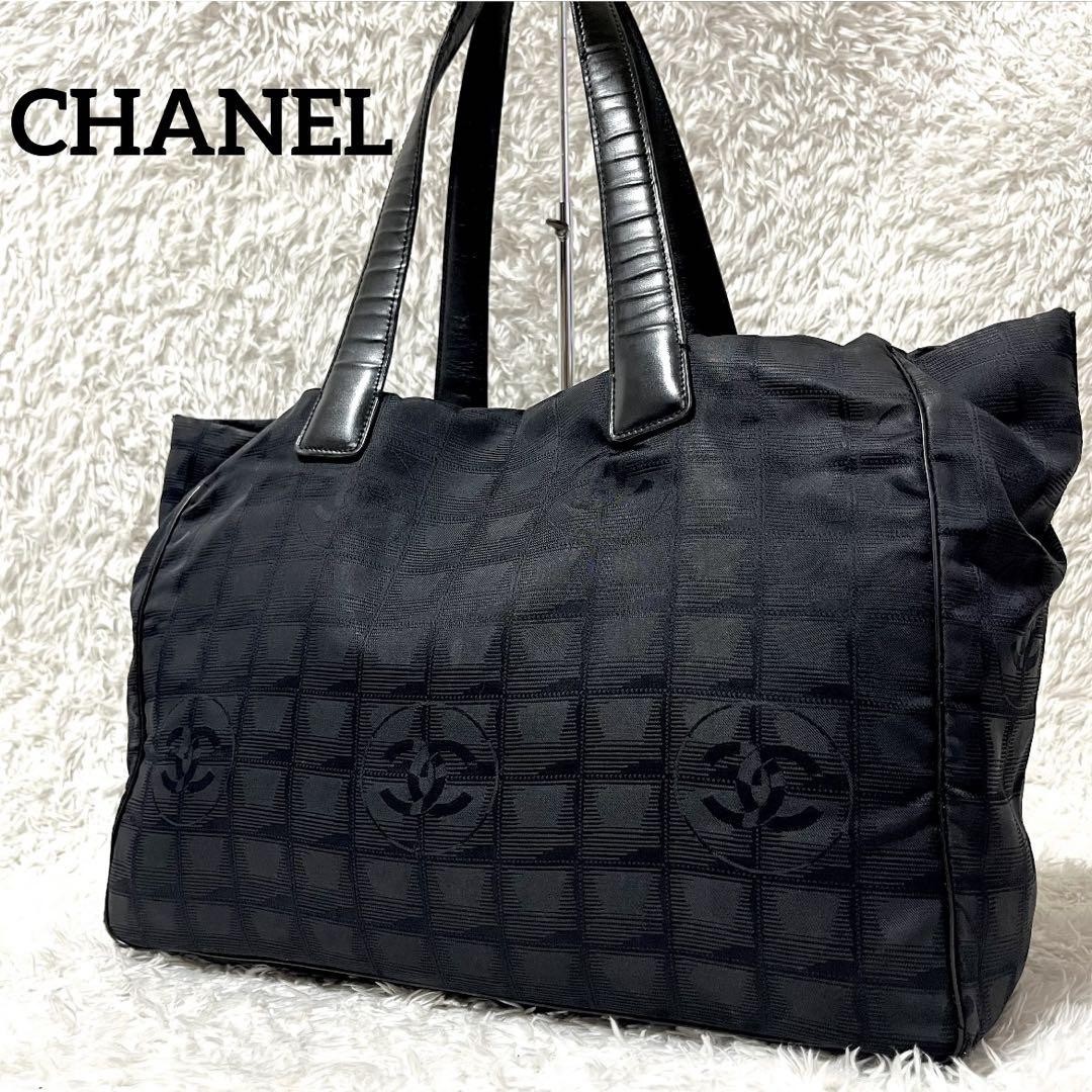 Chanel Coco Mark A4 Nylon Tote Bag Lightweight Travel Line