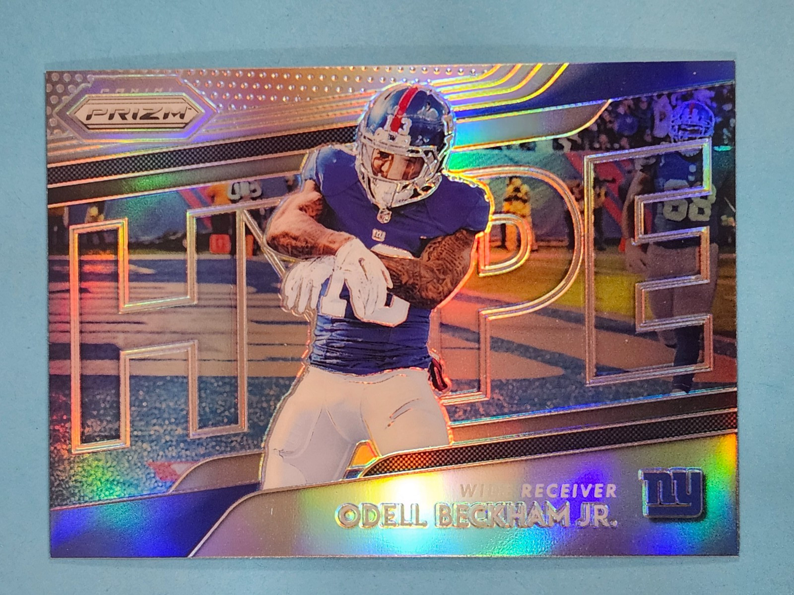 2018 Panini Prizm Hype SILVER HOLO Odell Beckham Jr New York Giants #H14 