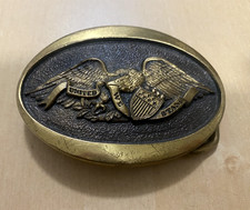 Brass American Eagle 1976 Heritage Mint Belt Buckle A 11688