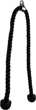 Long Tricep Rope, 55in Heavy-Duty Tricep Pull Down Attachment for Cable Machines