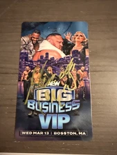 Mercedes Mone Signed VIP Ticket Aew Debut Big Business With Cert 