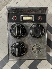 Jenn Air Cooktop Control Panel 4 Knob Posts & Indicator Lights- TESTED- WORKS 