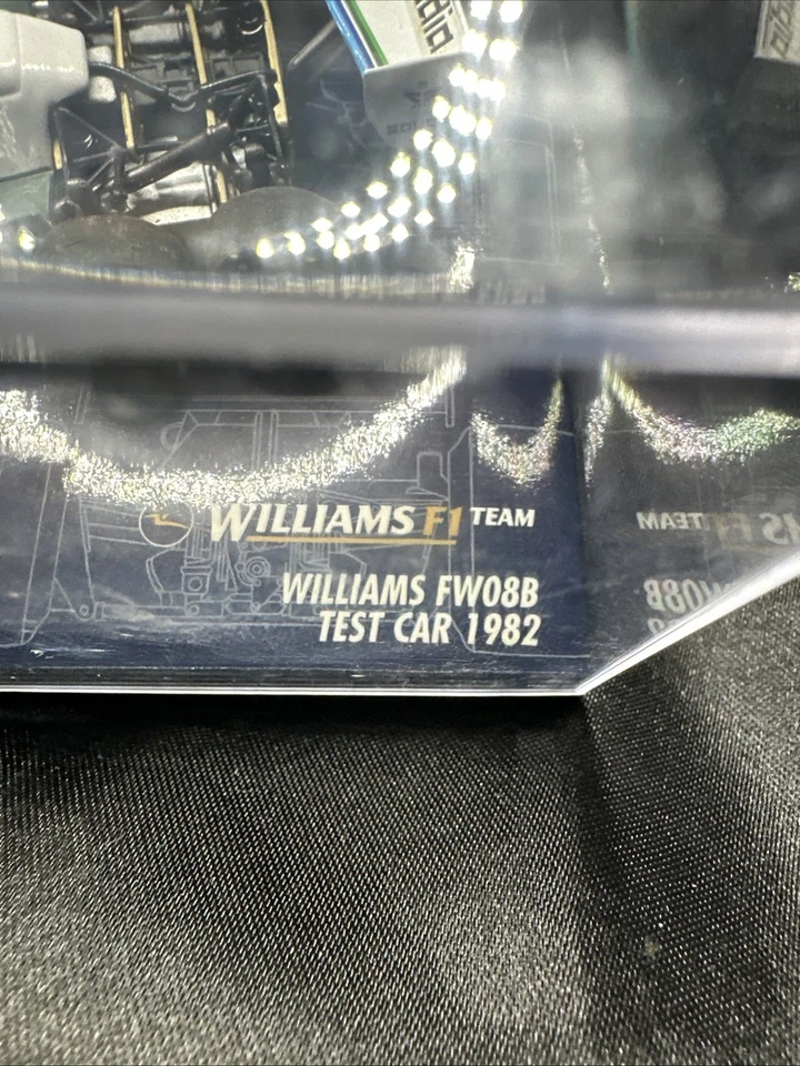 Minichamps 1/43 Scale 1982 William F1 Team FW08C 6 Wheel Test Car Boxed USA - Image 2 of 4