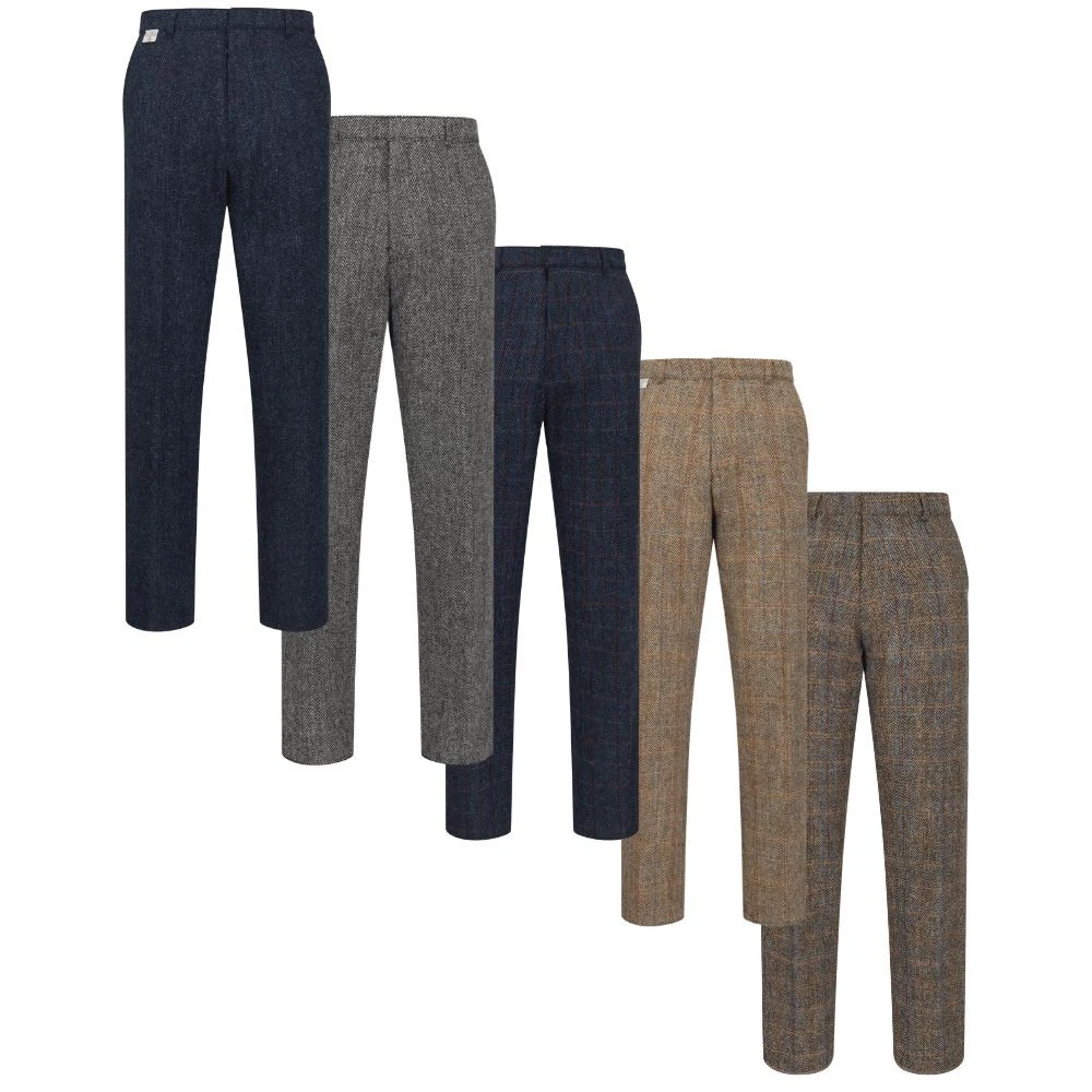 Wool Herringbone Pants for Men for sale - eBay