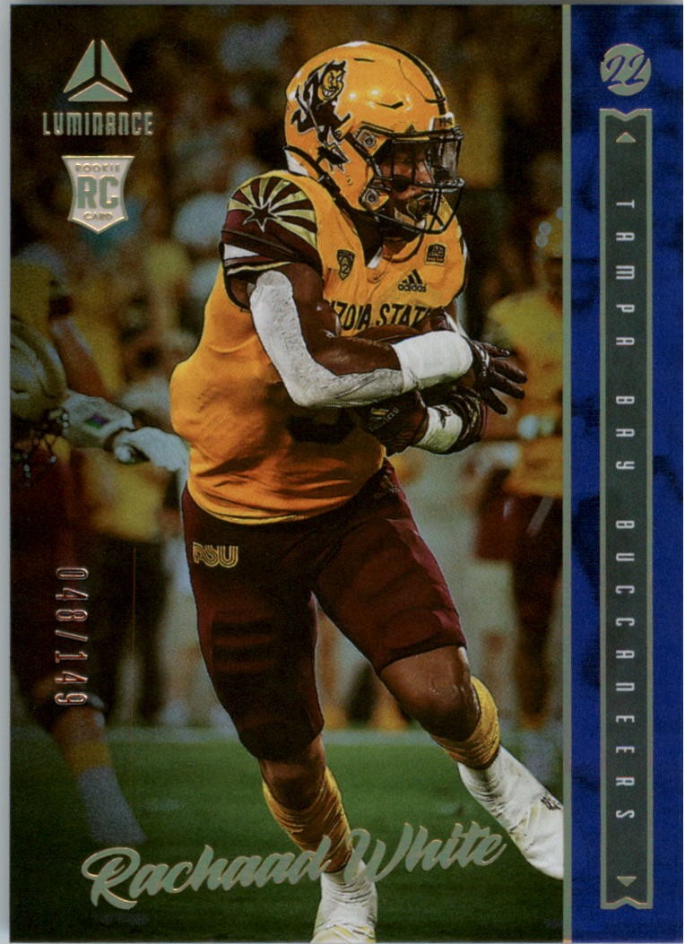 2022 Panini Luminance Blue #109 Rachaad White /149 - FB