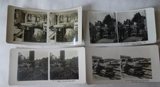 4 stereo photographs 1st WK Black/White