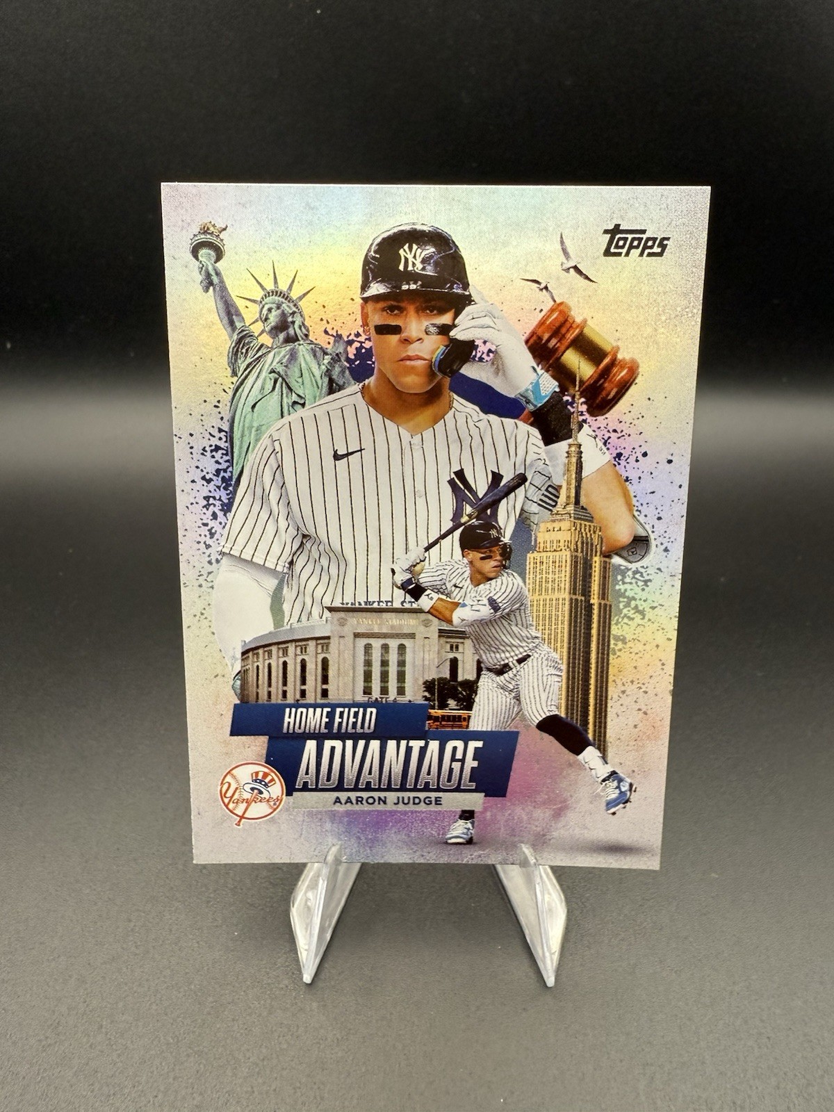 2025 Topps Aaron Judge Home Field Advantage New York Yankees MVP SP Insert #HA-1