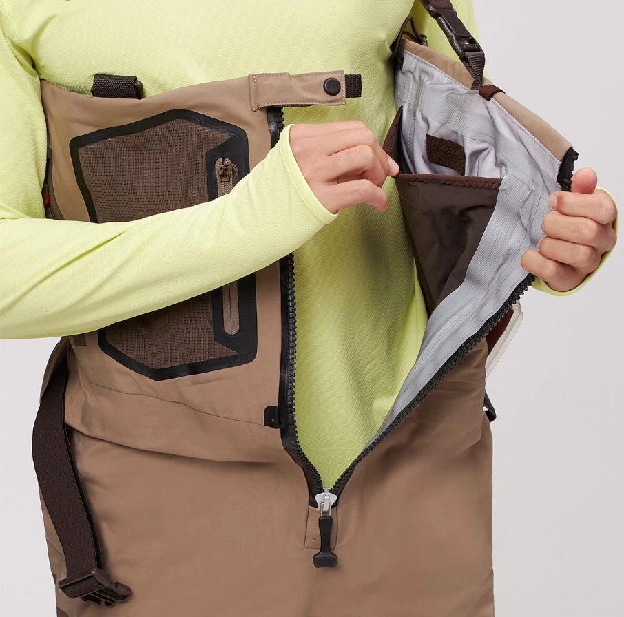 Redington Sonic Pro HDZ 4L Chest Fishing Waders Stocking Foot XXL Clay - Image 3 of 4