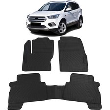 Tappetini auto in gomma neri set premium,per Ford Kuga 2 DM2 2012-2022