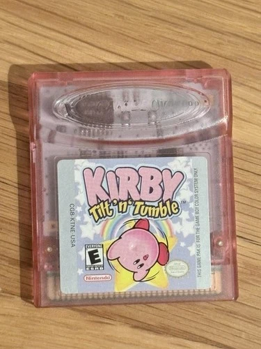 Kirby Tilt 'n' Tumble (Nintendo Game Boy Color, 2001)  Authentic Cartridge