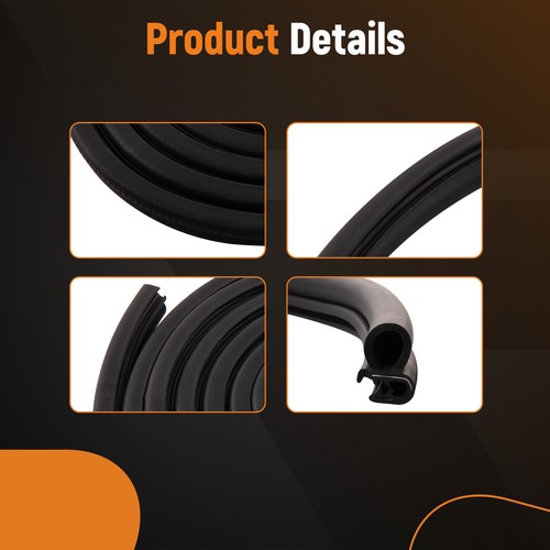 13.5ft Weatherstrip for Peterbilt 377/359/379/330/360/380 1986-2007 20-10985-644 - Picture 5 of 17