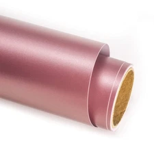 Rose Gold Permanent Adhesive Vinyl 12"x10ft Matte for Craft Decal Deep