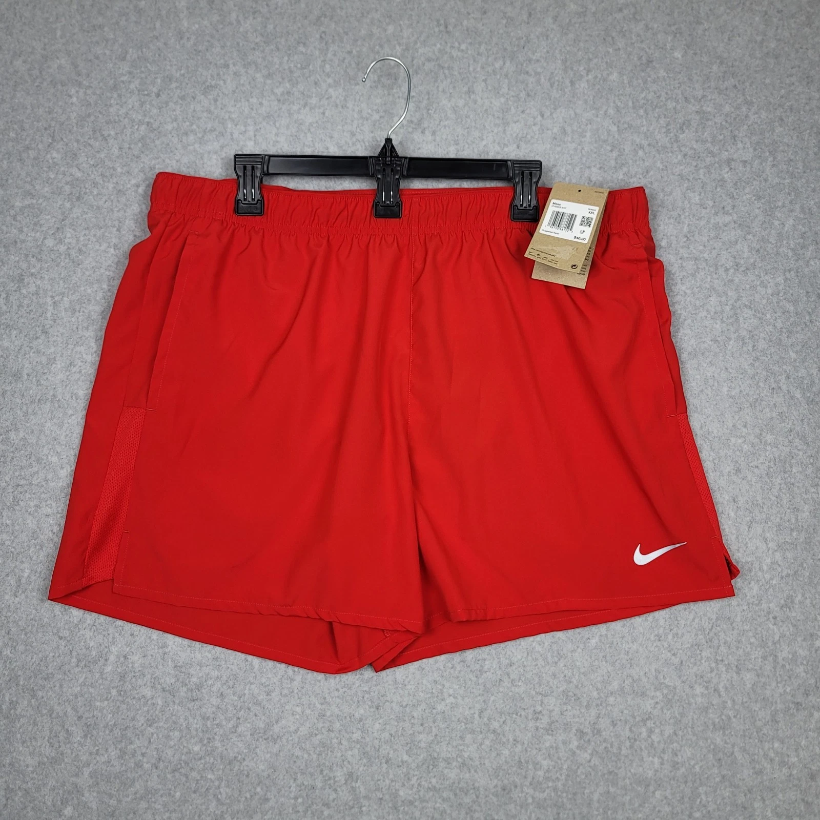 Nike Challenger 5” Inseam Lined Running Gym Shorts Men's XXL Red DV9359-657