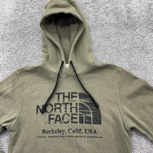 The North Face Hoodie Mens XS Army Green Sweatshirt Berkley California - Picture 5 of 11
