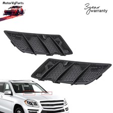 Left+Right Hood Air Vent Grille Cover For Mercedes W164 ML & GL Class 1648804305