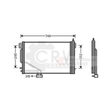 Condensateur Mercedes 350