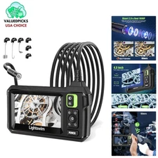 Waterproof 1080P Digital Borescope with Ergonomic Design and LED Lighting