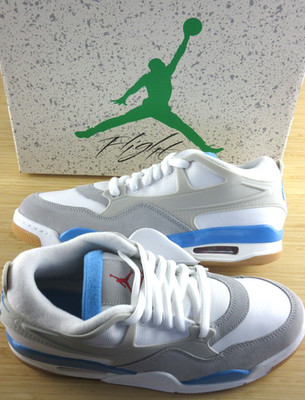 Nike Air Jordan 4 RM Men's Basketball Shoes White Neutral Grey Blue Size 9.5
