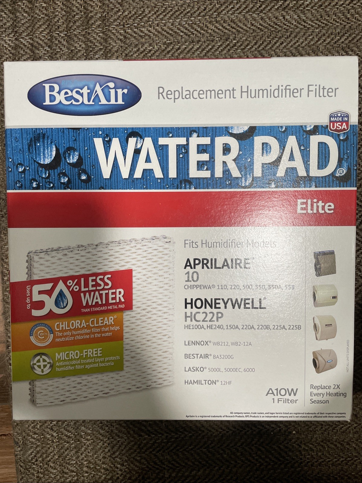 Filter Water Pad Elite - A10w / A10w-r - New