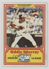 1981 Topps Drake's Big Hitters Eddie Murray #6 HOF