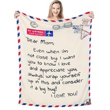 Soft Throw Blanket Gifts for Mom, 55"x70", Warm Cozy Blanket Presents for M...