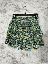 Matilda Jane Green  Yellow Reflection of Paradise Women Skirt Sz M NWT