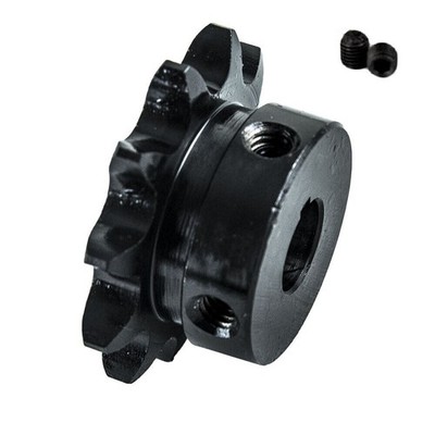 Jeremywell #40 Roller Chain Sprocket B Type 1/2'' Bore Hardened 11 Tooth