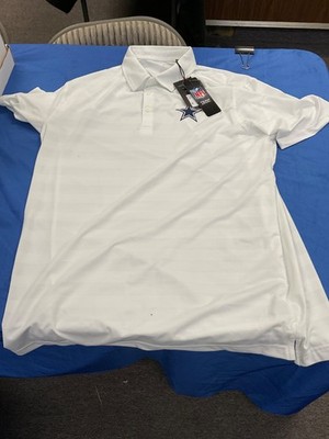 Antigua NFL  NWT SIZE  LARGE DALLAS COWBOYS   QUARTER  BUTTON SHORT SLEEVE