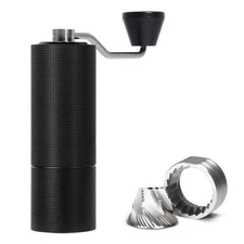 Manual Coffee Grinder CNC Stainless Steel Conical Burr Coffee Grinder with Ca...