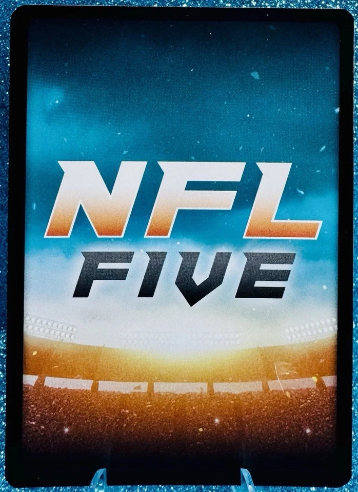 Christian McCaffrey SWIRLORAMA #E257 Epic Supetstar Panthers 2021 NFL FIVE TCG - Image 2 of 2